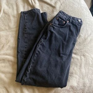 ASOS black mom jeans